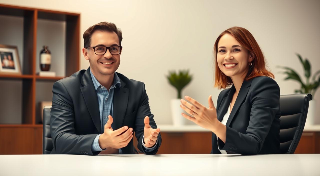 comunicação clara em entrevista