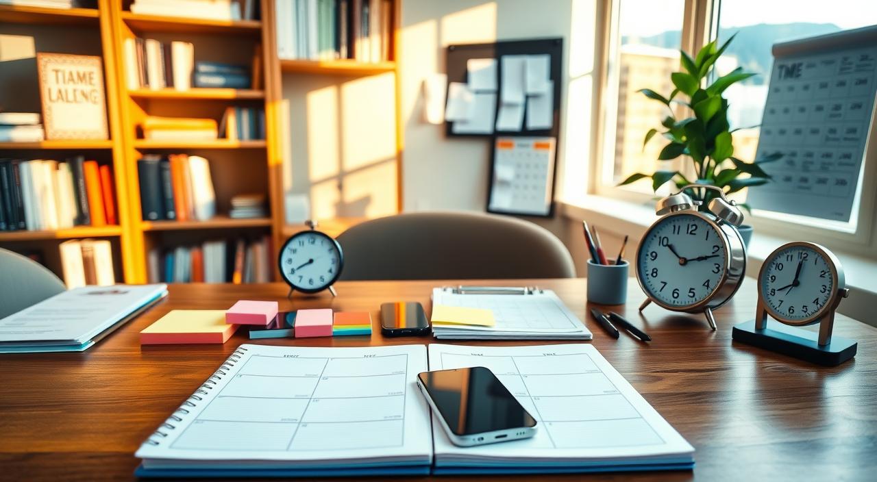 ferramentas de organização do tempo